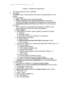 Chapter 7: Transient Atmospheric Flows and Disturbances