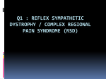 Reflex Sympathetic Dystrophy / Complex Regional Pain Syndrome