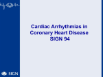 SIGN 94: Cardiac arrhythmias in coronary heart disease