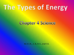 Types of Energy