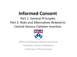 Informed Consent 1. General Principles 2. Risks