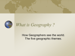 What is Geography - White River High School
