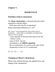 Definition of linear momentum