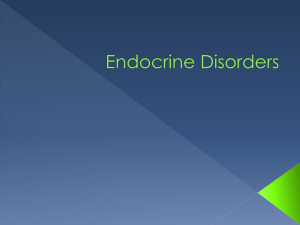 Endocrine Disorders