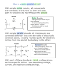 What is a series-parallel circuit