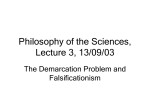 Philosophy of Science, Lecture 3
