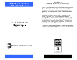Hyperopia - American Optometric Association