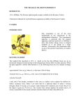 THE MILLIKAN OIL-DROP EXPERIMENT REFERENCES 1.R.A.