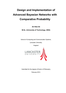 Design and Implementation of Advanced Bayesian Networks with