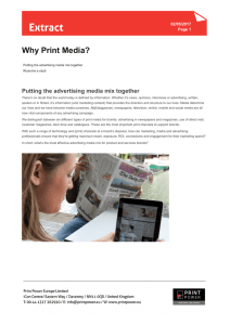 Why Print Media - Print Power Italy