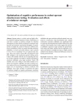 Optimisation of cognitive performance in rodent operant