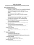 AP Biology Exam - Final Checklist