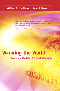 Warming the world : economic models of global
