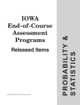 Released Items - Iowa Testing Programs