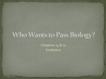 Who Wants to Pass Biology?
