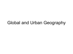 Urban and Global Geography