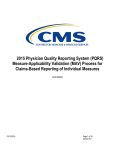 2015 Physician Quality Reporting System (PQRS) Measure