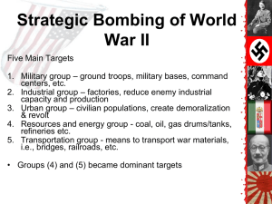 The Bombing of Cities - Streetsboro City Schools