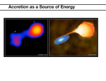 Accretion as a Source of Energy