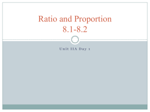 1/28 Ratio and Proportion notes File