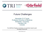 Future Challenges - Thrombosis Research Institute