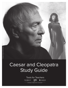 Caesar and Cleopatra Study Guide