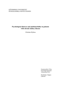 Psychological distress and multimorbidity in patients with chronic