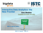 Interactive Data Analytics: the New Frontier