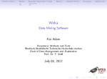 Data Mining Software Kai Adam July 06, 2012