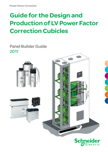 Guide for the Design and Production of LV Power Factor Correction