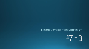 Chapter 17-3 Electric Currents