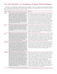 Sin and Salvation: A Comparison of Major World Religions