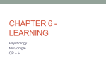 Chapter 6 - Learning