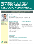 new insights in head and neck squamous cell carcinoma (hnscc)