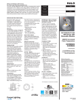 Halo LED ML709840ICAT120D spec sheet