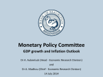 Monetary Policy Committee GDP growth and