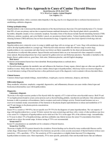 A Sure-Fire Approach to Cases of Canine Thyroid Disease