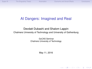 AI Dangers: Imagined and Real