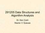 ICS 220 – Data Structures and Algorithm Analysis