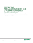 protecting rechargeable li-ion and li-polymer batteries