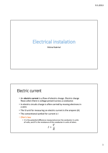 Electric current