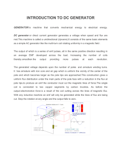 INTRODUCTION TO DC GENERATOR