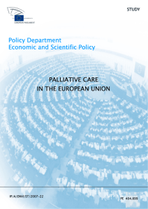 Policy Department Economic and Scientific Policy PALLIATIVE