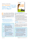 State of Pet Health™ 2014 Report