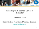 Technology that Teaches - MERLOT International Conference