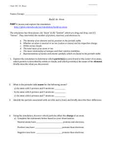 Build An Atom - ChemConnections