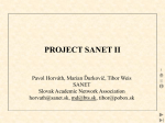 Pavol Horvath - Optical Infrastructure for SANET