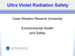 Ultra Violet Radiation Safety - Case Western Reserve University