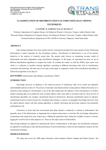 Classification of Deforestation Factors Using Data Mining