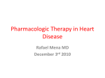 Pharmacologic Therapy in Heart Disease